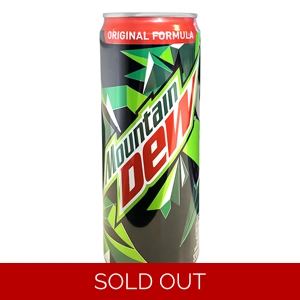 Mountain Dew Original - EU Import 330ml Slim Can